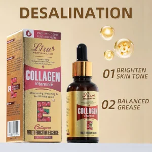 Sérum facial antienvejecimiento revitalizante con colágeno y vitamina E