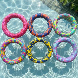 Eco-friendly EVA Dog Tug Toy Water Training Chew Ring