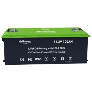 High-Quality Efficient Golf Cart Battery 51.2V 100Ah