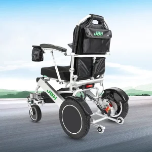 Jbh Manufactory Cheap Priec Electric Wheelchair Ideal for Travel Drive Range 20km-Capacity 160kgs D26