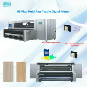 H3 Plus China Cloths Textile Printing Machine Large Format Industrial Digital Printer High Resolution Digital Printing Solutions
