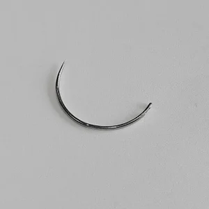 4-Piece Sterile Suture Needle Kit for Lower Extremity Operations - Disposable, Eyed, Heavy-Duty Stainless Steel