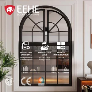EEHE Aluminium Arch Windows Casement Style NFRC Certified