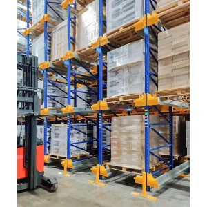 Sistema de estanterías móviles de palets, estanterías de transporte, estanterías de acero de alta resistencia para almacenes, estanterías de transporte para una solución de almacenamiento eficiente