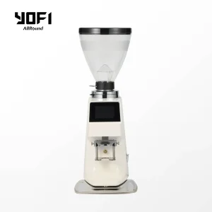 Professional Automatic Flat Burr Electric Coffee Grinder for Espresso Maker Commercial Use
