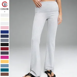 Factory Direct Sale Women's Flared Yoga Pants Petite Clothing