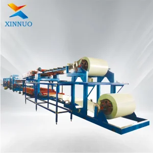 Xinnuo Environmental Friendly Insulation and Fireproof Z-Lock EPS/Rockwool Sandwich Panel Production Line