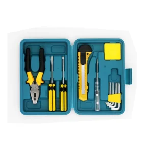 12PCS Emergency Safety Tools Kit Appling to Home and Car Hardware Hand Tool Combination Car Repair Kit Tool Box