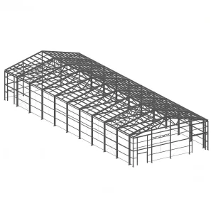Long-Span Pillar-Free Warehouse with Heightened Mezzanine &amp; Heavy Crane, Moisture-Proof for Barn, Garage &amp; Transit Storage