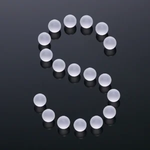 Vibrant Green Glass Ball for Pump Applications, ISO9001 Certified