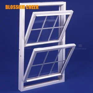 Premium Custom UPVC White Casement Windows with Durable Tempered Glass