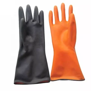 60g 120g Industrial Black Orange Latex Rubber Work Lab Nitrile Gloves for Hand Protection