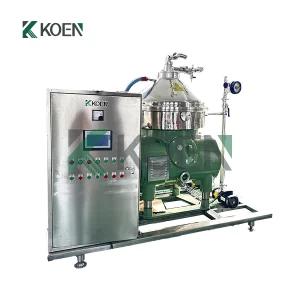 Automatic 2 Phase Disc Stack Separator Centrifuge for Food and Algae with Cooling Function