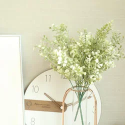 OEM Artificial Four Leaf Clover Bushes Faux Plastic Greenery Plant Artificial Flowers for Decoration Manufacturer, Factory