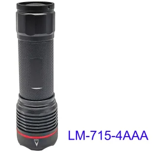 Ultra Bright Waterproof Tactical Aluminum Flashlight with Zoom