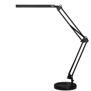 Modern Industrial Swing Arm Led Work Desk Lamp with Base Office Bedroom Study Table Lamp