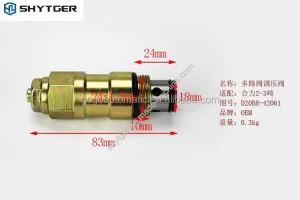 Hydraulic Relief Valve Cdb2-F15 Forklift Multi-Channel Split with Hydraulic Pressure Regulator