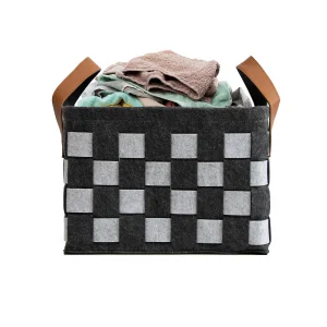 China Felt Fabric Storage Bins Woven Storage Basket for Clothes Books Pet Toys and Nursery Manufacturers, Quotes