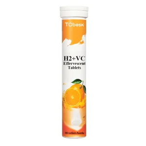 Suplementos de salud Tcbesk para adultos y niños para complementar H2 + tabletas efervescentes de Vc