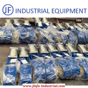 DN80 Pneumatic Ceramic Lined Twin Disc Gate Valve