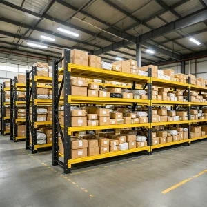 Household Industrial Dual Use Light Duty Metal Storage Rack Easy Install Boltless Steel Shelf For Goods Organizing
