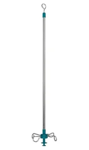 Stainless Steel Medical Hospital Bed Infusion Ceiling Mounted IV Pole IV Drip Stand