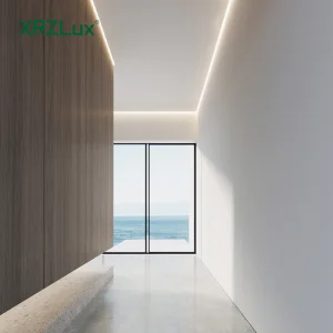 XRZLux Modern 14.4W/m Aluminum Profile Linear Strip Light Recessed LED Ceiling &amp; Wall Washer Lighting for Living Room