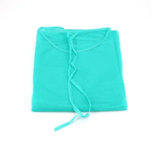 Bata de aislamiento desechable estéril de PP PE SMS no tejido impermeable verde azul blanca de nivel 1234 con CE/ISO