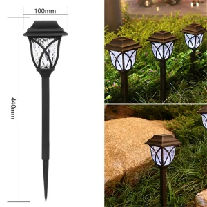 LED Solar Waterproof Household Ground Light Decoration Villa Courtyard Garden Terrace Walkway Landscape Lawn Lamp