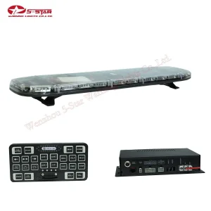 3W LED Emergency Warning Light Bar Siren