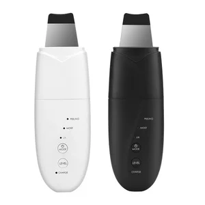 Portable Ultrasonic Skin Scrubber Facial Pore Cleaner Exfoliating Spatula