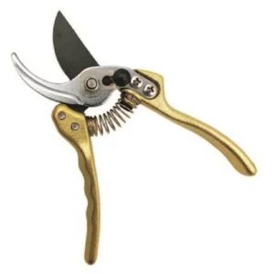 Tijeras de podar doradas, tijeras de jardín, secateurs florales de jardín, tijeras de podar