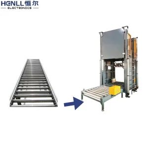 Heavy Duty Roller Conveyor Line for Bags Cartons and Pallets | Industrial Logistics Roller Conveyor System