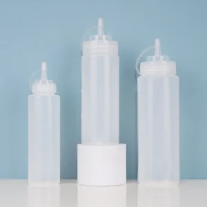 Plastic Commercial Salad Honey Oil Sauce Squeeze Bottle