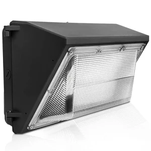 LED Wall Pack Light 80w HPS/HID Equivalent Outdoor Warm White Aluminum Base PC Body Waterproof Square Design for Garden