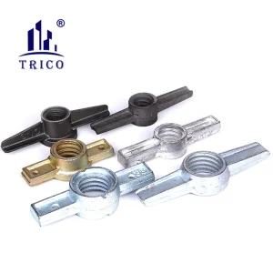 Hebei TRICO Galvanized Scaffolding Accessories Adjustable Prop Jack Base Scaffolding Screw Base Jack Nut