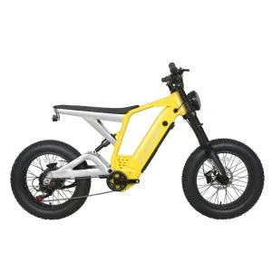Yellow Fat Tire E-Bike