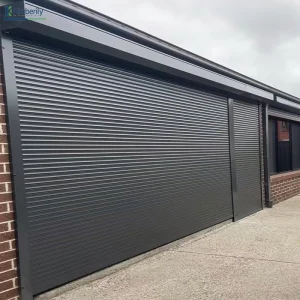 Aluminum Alloy Roller Shutter Door Electric Motorized Security