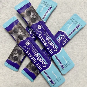 Wet Pet Treats with Organic Tuna Flavored Chicken and Beef