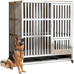 Heavy-Duty 48inch Metal Dog Cage