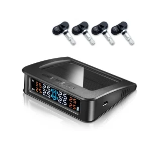 Solar Power Tire Pressure Monitoring System 4 PCS Internal Sensor TPMS Tire Pressure Monitor