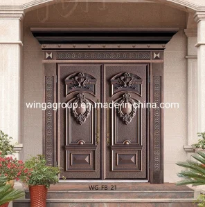 Luxury Explosion Proof Aluminum Cast Board Security Door Wg-Fb-21