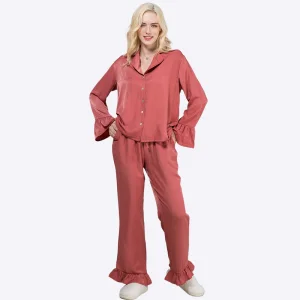 Woven Cotton Sleepwear Set