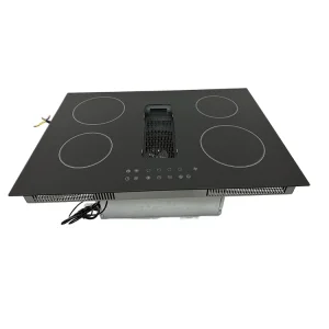 Wifi Induction Stove With Venilation 6600W 4 Burners Induction Cooktop With Air Extractor