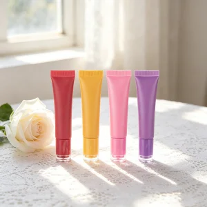 Custom Logo Plump Lip Makeup Private Label Lip Plumper Gloss Fruit Enhancer Plumping Lip Gloss Oil