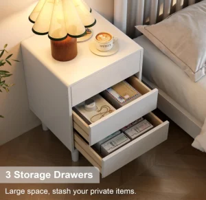 MID-Century Nightstand with Elegant Design for Any Room