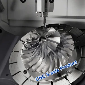 Complex Geometry Metal Parts Manufacturing 5-Axis CNC Machining