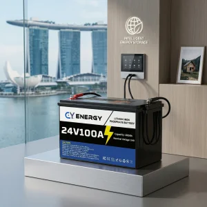 US EU Stock 25.6V 100Ah LiFePO4 Battery 4P2S Expansion 2560Wh 4000-Cycle RV/Camper Solar Marine Overland/Van Off-Grid CE
