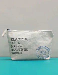 Custom Printed Cotton Canvas Makeup Bag