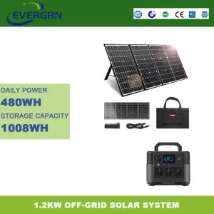 محطة طاقة محمولة عالية الجودة 1200W